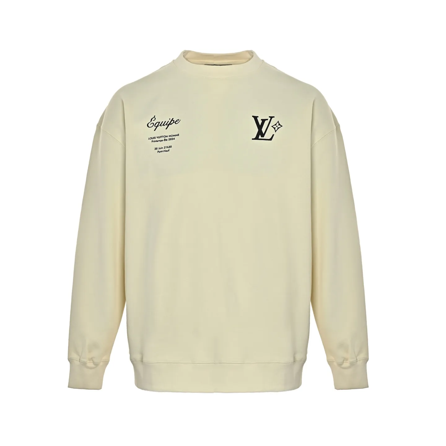 Louis Vuitton/Louis Vuitton Fei Dong letter printed round neck sweatshirt